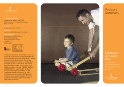 Product Summary - Combined Insurance