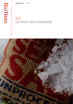 Dampier Salt, Salt capability brochure pdf 1.5 MB opens
