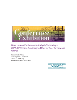 Does Human Performance Analysis/Technology (HPA