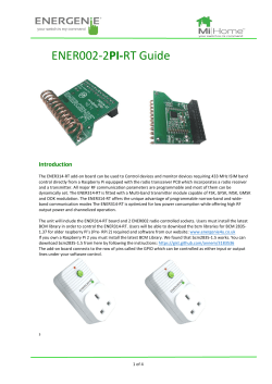 ENER002-2PI-RT Guide