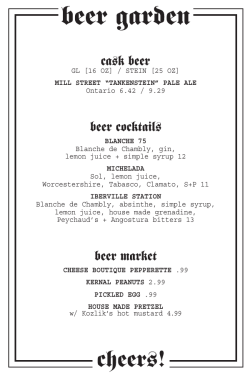 cheers! - The Drake Hotel