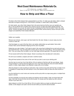 How to Strip and Wax a Floor - West Coast Maintenance Materials Co.
