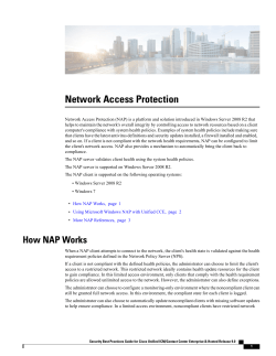 Network Access Protection