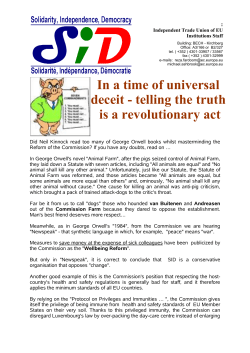 In a time of universal deceit - telling the truth is a revolutionary act