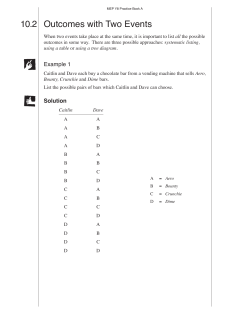 10.2 Outcomes with Two Events
