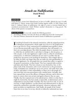 Attack on Nullification