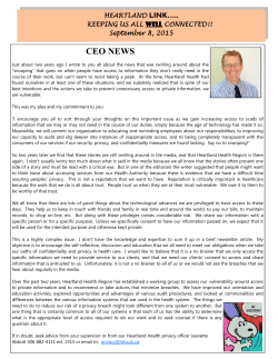 HHR September 8 2015.pub - The Heartland Health Region
