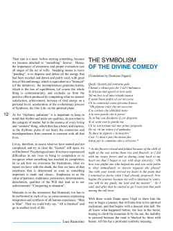 the symbolism of the divine comedy