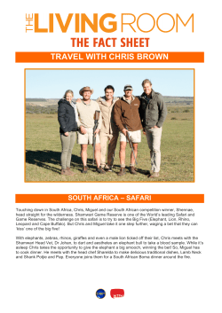South African safari factsheet