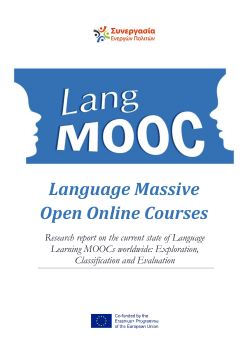 Language Massive Open Online Courses