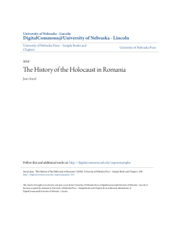 The History of the Holocaust in Romania