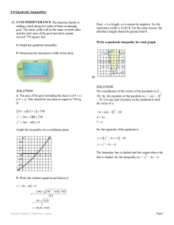 45. CCSS PERSEVERANCE The Sanchez family is adding a deck