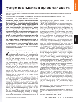 Hydrogen bond dynamics in aqueous NaBr solutions