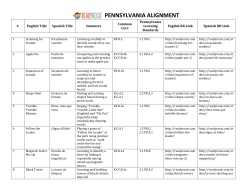 pennsylvania alignment - PA Adult Education Resources