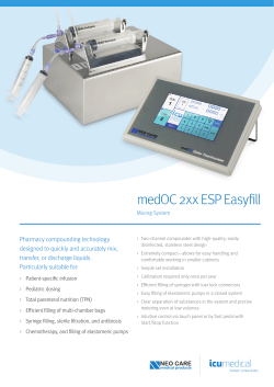 medOC 2xx ESP Easyfill