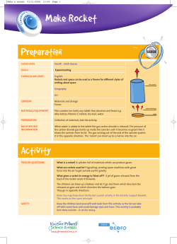 Make a Rocket - Discover Primary Science