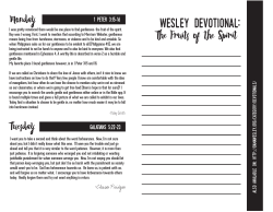 Fruits of the Spirit