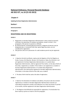 Ordinance basic administration