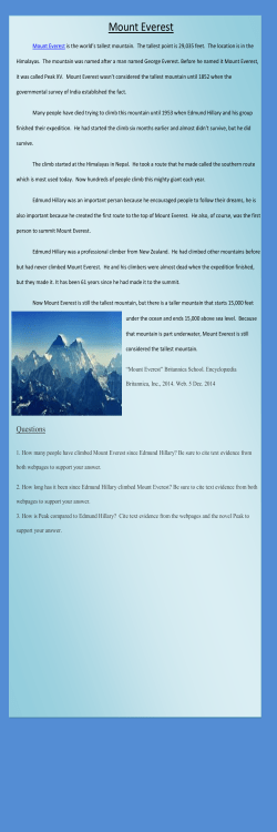 Mount Everest - Palos School District #118