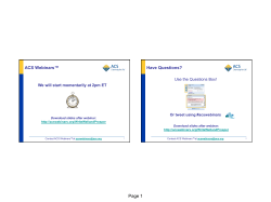 Slides - American Chemical Society