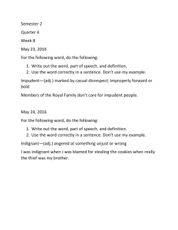 Semester 2 Quarter 4 1. 2. Use the word correctly in a