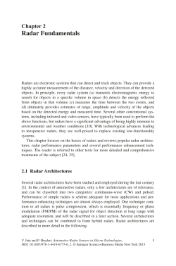 Radar Fundamentals