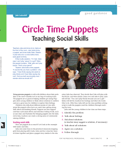 Circle time puppets: Teaching social skills
