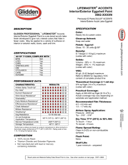 ACCENTS Interior/Exterior Acrylic Latex Eggshell
