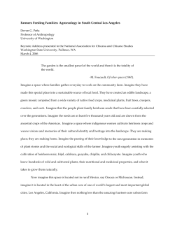 Farmers Feeding Families: Agroecology in South Central Los Angeles