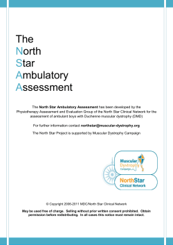 The North Star Ambulatory Assessment