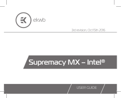 Supremacy MX &ndash; Intel