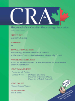 Career Choices - STA HealthCare Communications