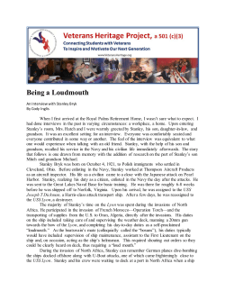 An Interview with Stanley Bryk by Cody Inglis