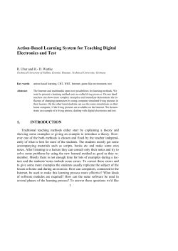 D. Action Based Learning System for Teaching Digital Electronics