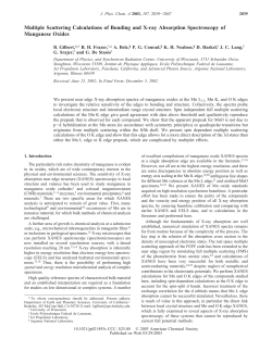 Multiple Scattering Calculations of Bonding and X-ray