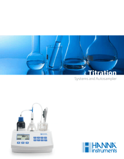 Titration - Laval Lab