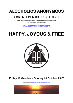 Flyer - Alcoholics Anonymous