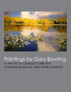 Paintings by Gary Bowling - Iowa State University Museums