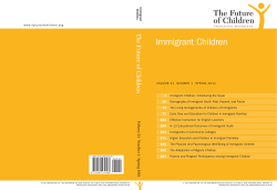 Immigrant Children - Future of Children