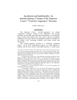 An Interdisciplinary Critique of the Supreme Court`s