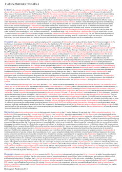 Fluids and Electrolytes 2