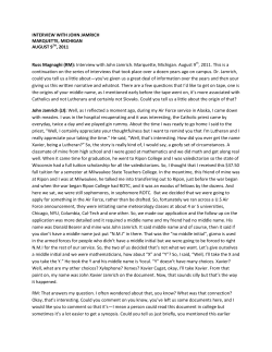 John X. Jamrich - Northern Michigan University