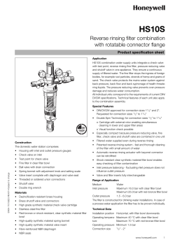 Specification sheet