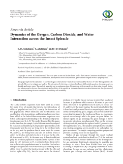 Dynamics of the Oxygen, Carbon Dioxide, and Water Interaction