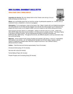 friday night family themed service