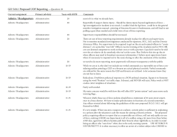 5.01.1 Proposed Reporting (comments)