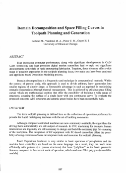 Domain Decomposition and Space Filling