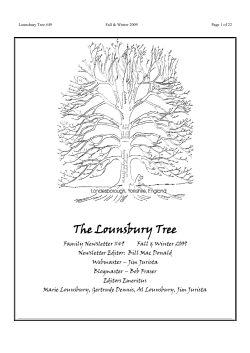 The Lounsbury Tree - University of Michigan&ndash;Dearborn