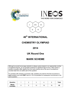 46 INTERNATIONAL CHEMISTRY OLYMPIAD