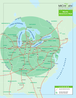 Michigan 500-mile Radius